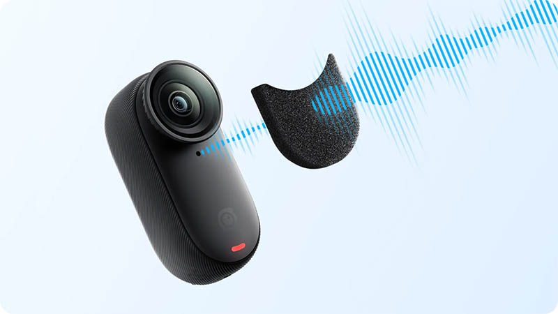 Insta360 GO 3/3S 麥克風防風罩(降噪防風棉)｜先創國際